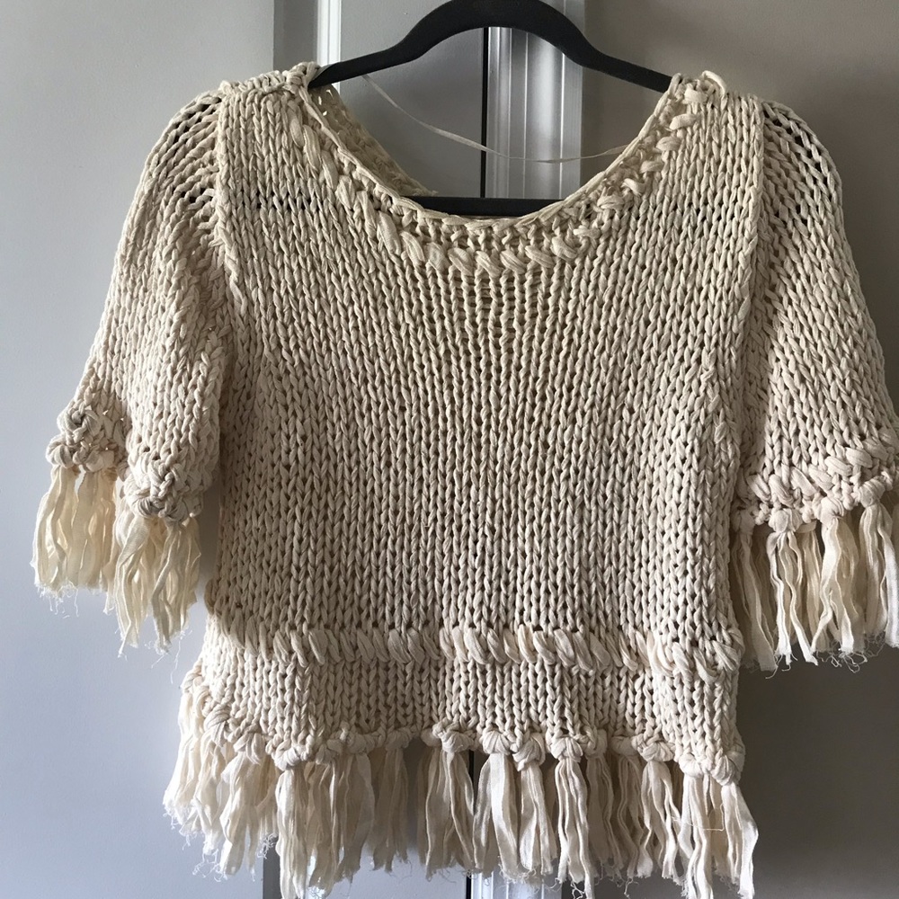 Free People cropped sweater